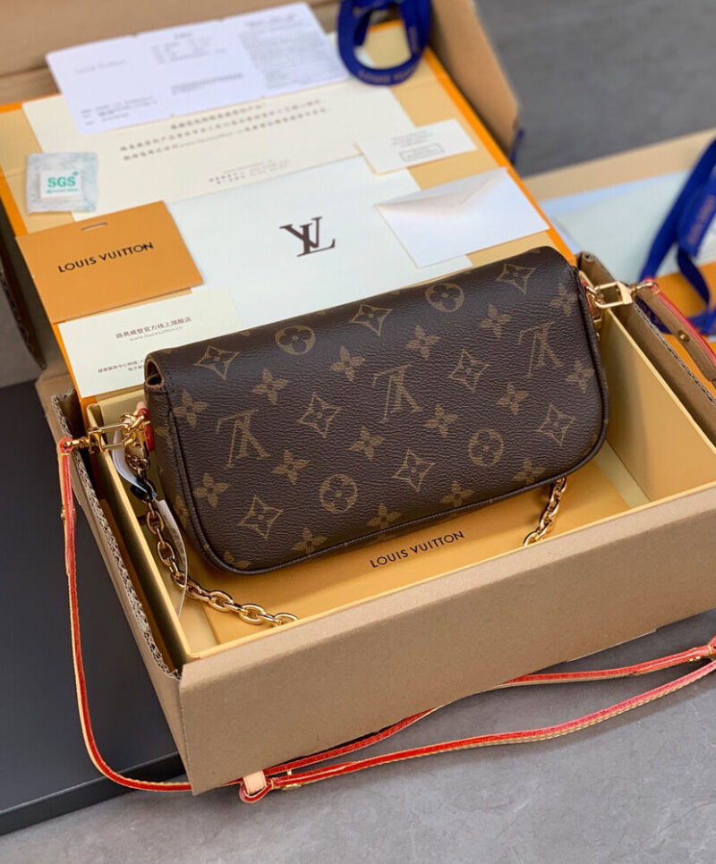 Louis Vuitton Wallet on Chain Ivy M81911 Brown
